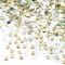 John Bead Acrylic Round Flat Back Rhinestones, 4mm